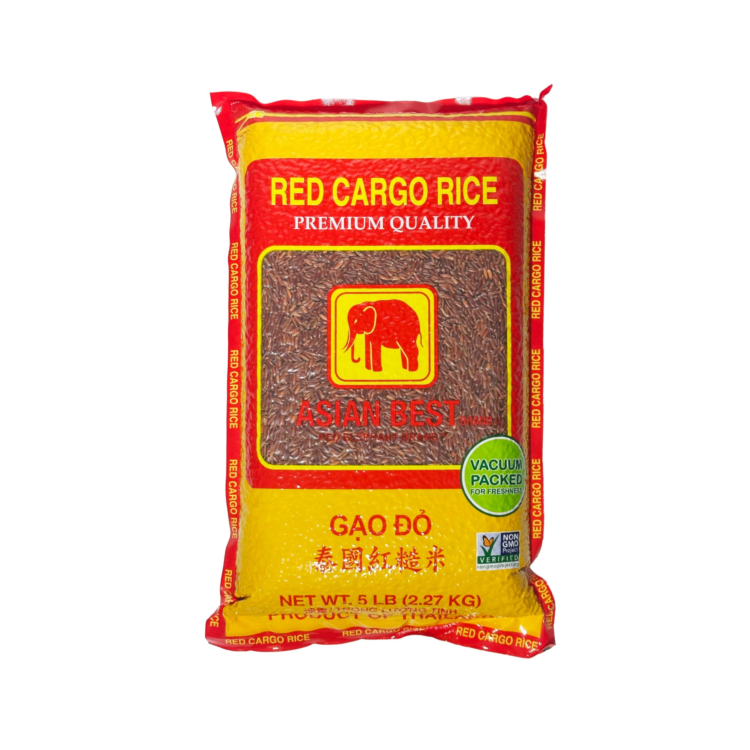 Premium Select Authentic Red Rice, Non-GMO, 5 Pound Bag