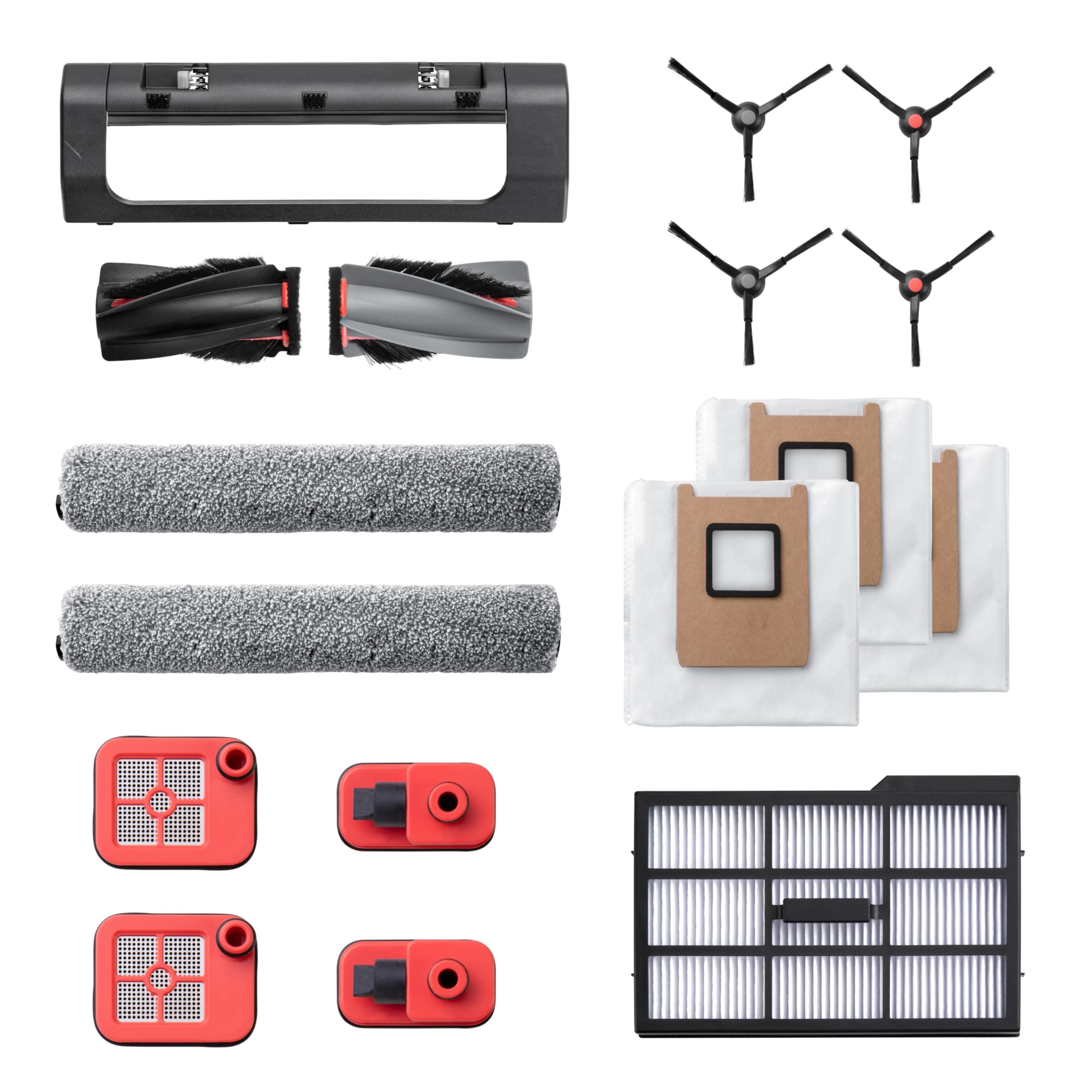 eufy Accessory Kit, Side Brush, Filter, Roller Brush for RoboVac, Dust Bag, Dirty Water Tank Filter Compatible for Omni E25/E28