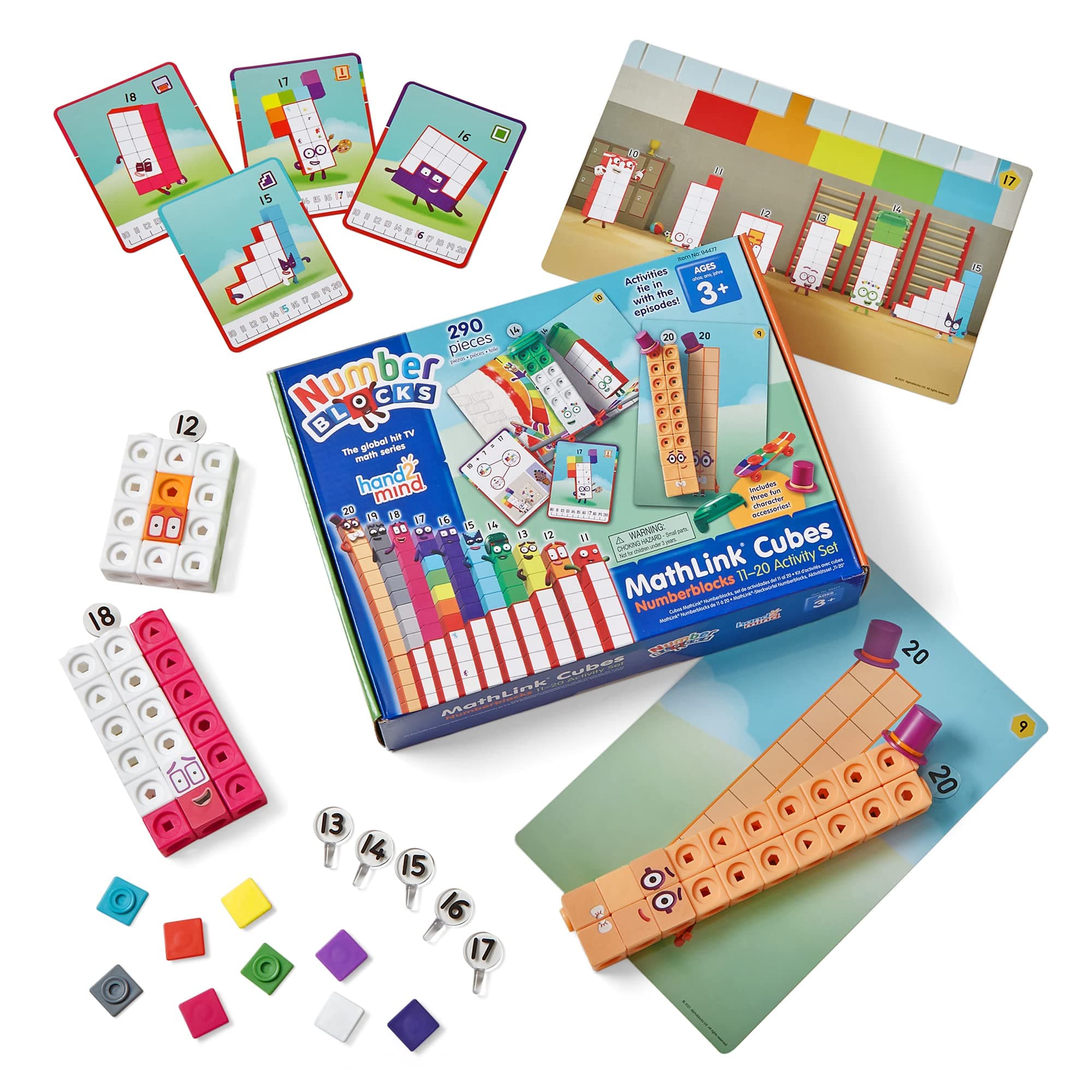 MathLink Cubes Numberblocks 11–20 Activity Set