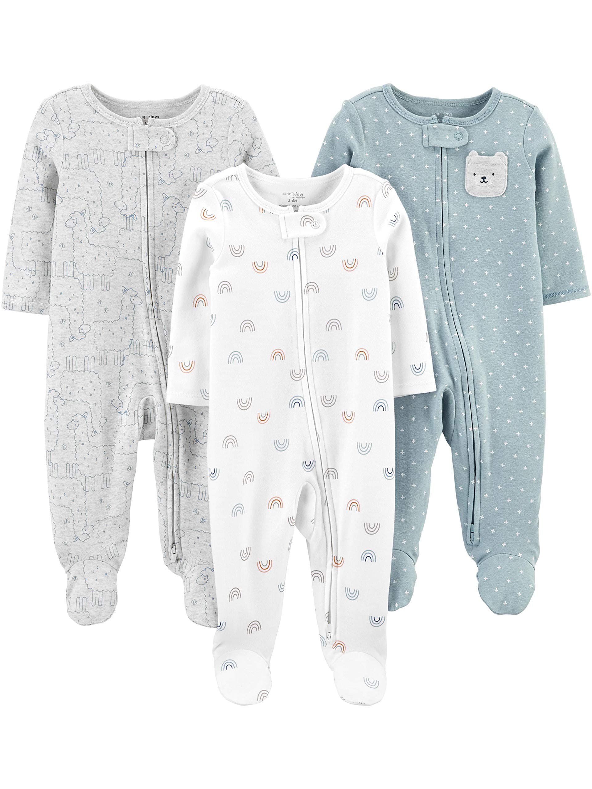 Baby 3-Pack Neutral Sleep and Play
