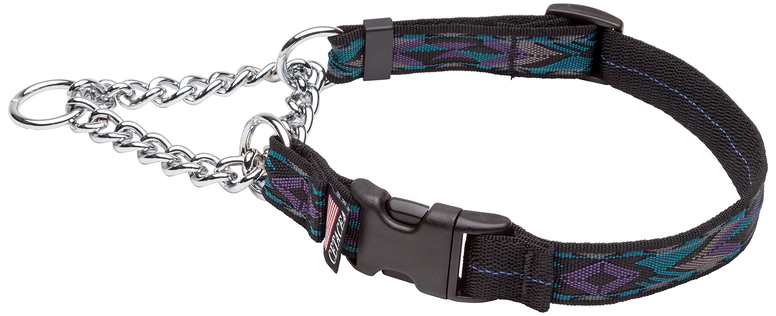 Cetacea Extra Large Adjustable Martingale Chain, 1", Pyra