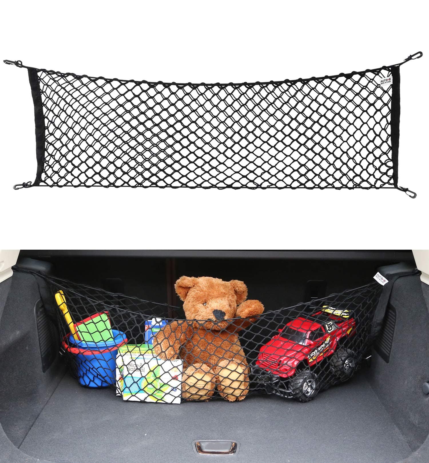 Car Cargo Net for Car Boot Nets Trunk Net Stretchable Car Net Truck Bed Cargo Net Trunk Organizer for Car