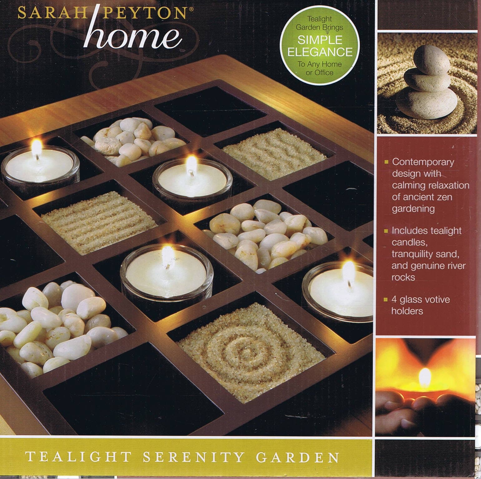 Tealight Serenity Garden by Sarah Peyton