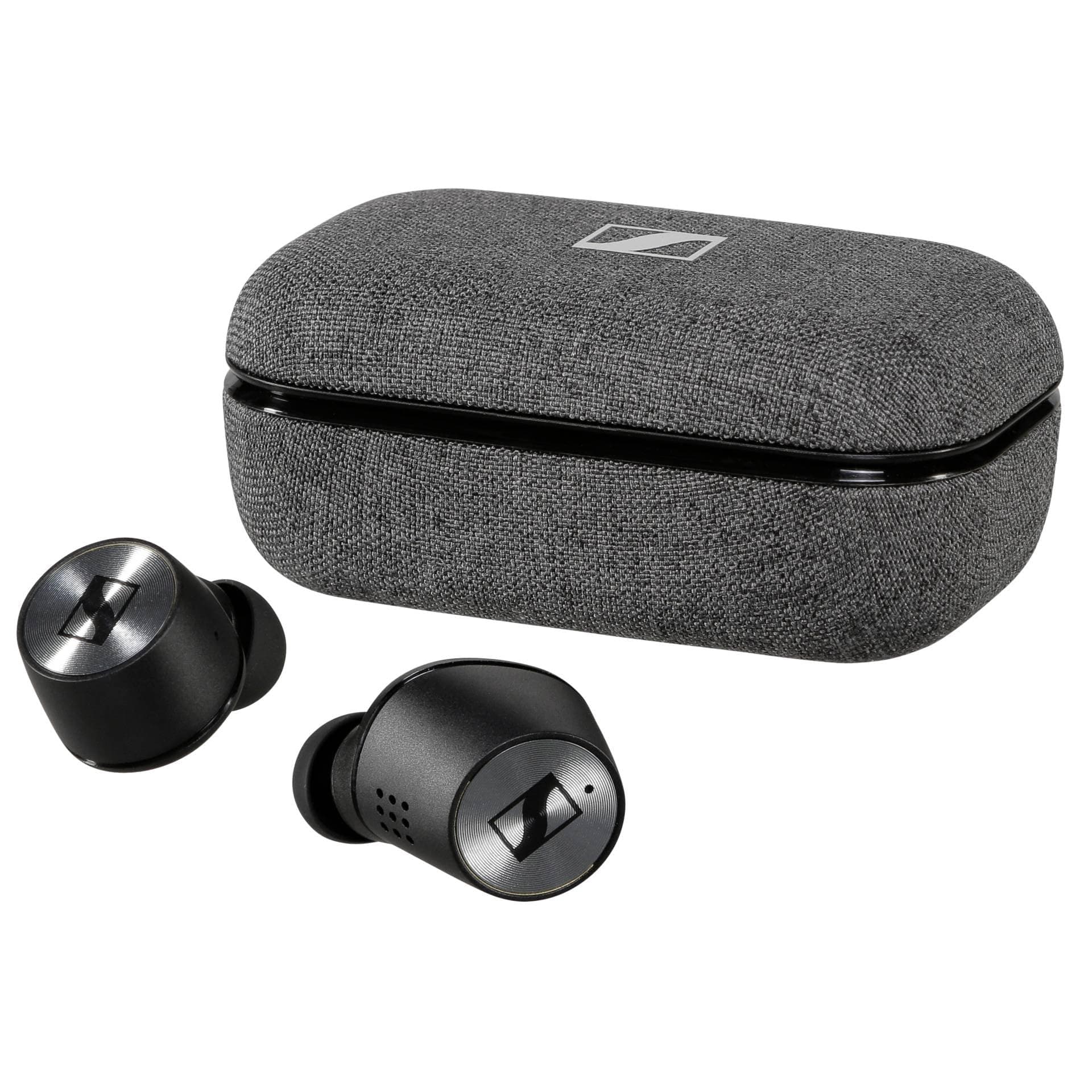 M3IETW2 Momentum True Wireless 2 Bluetooth Earbuds with Active Noise Cancellation, Black
