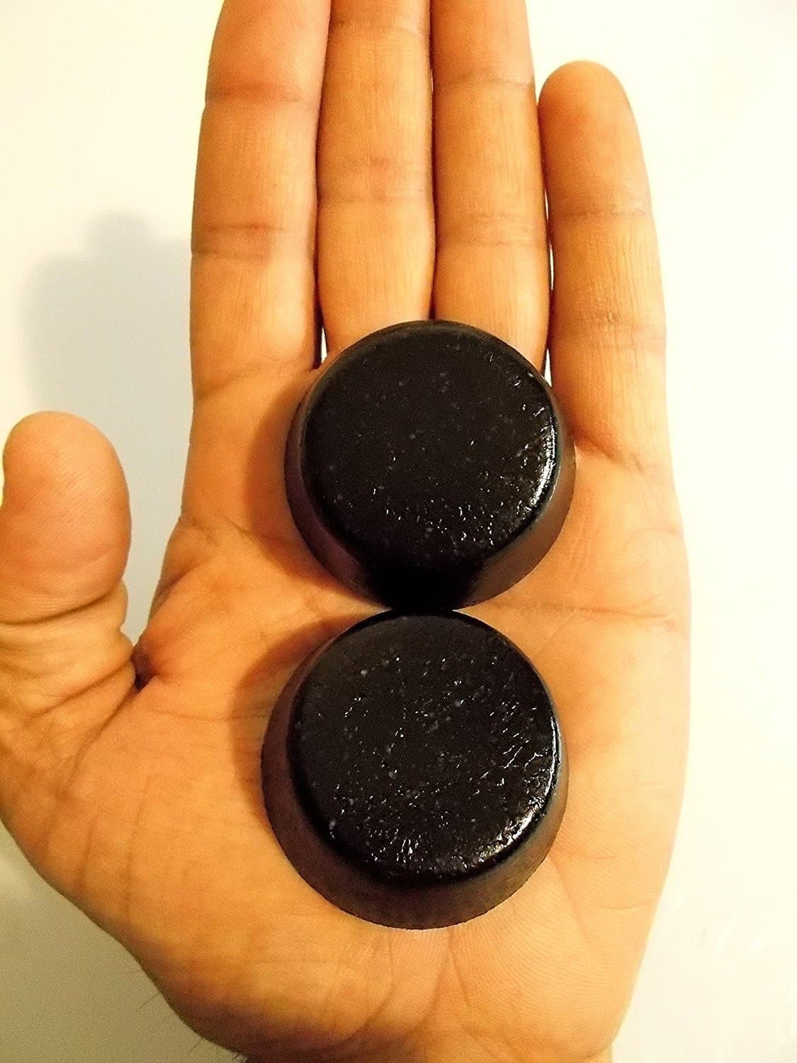Two Small Black Sun Orgonite Tower Busters, Quartz Crystal Orgone Generator Pucks(2 mini TB Pucks)