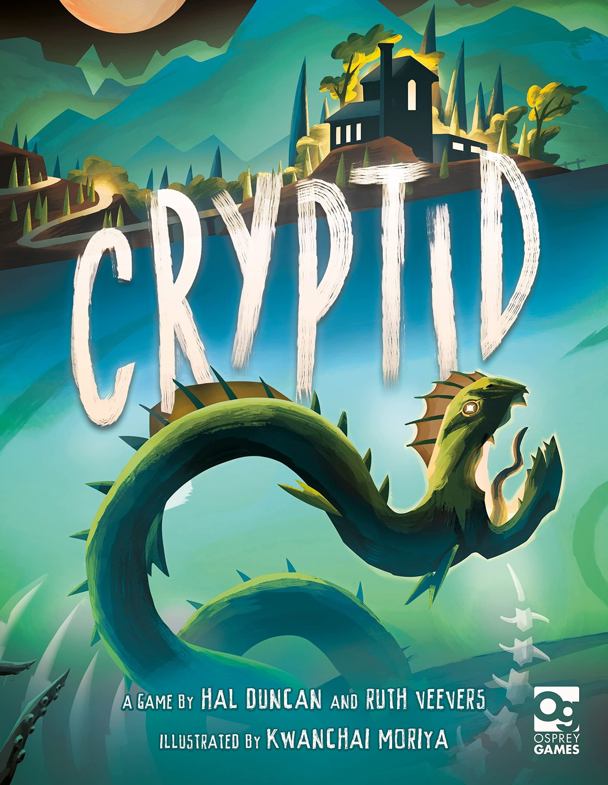 Osprey Games, Cryptid, Deduction Board Game, Ages 10+, 3-5 Players, 30-50 Minutes Playing Time