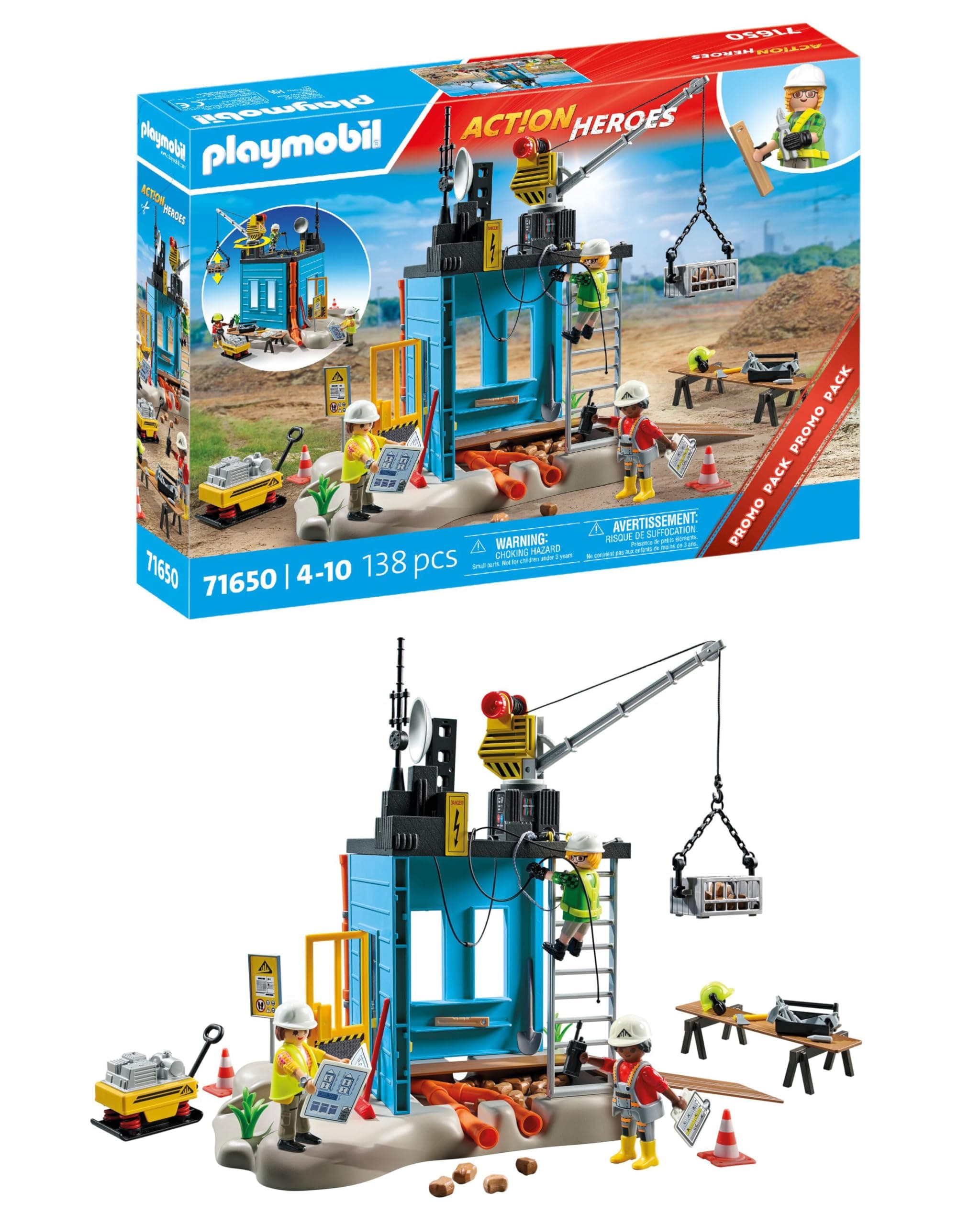 Playmobil Construction Site