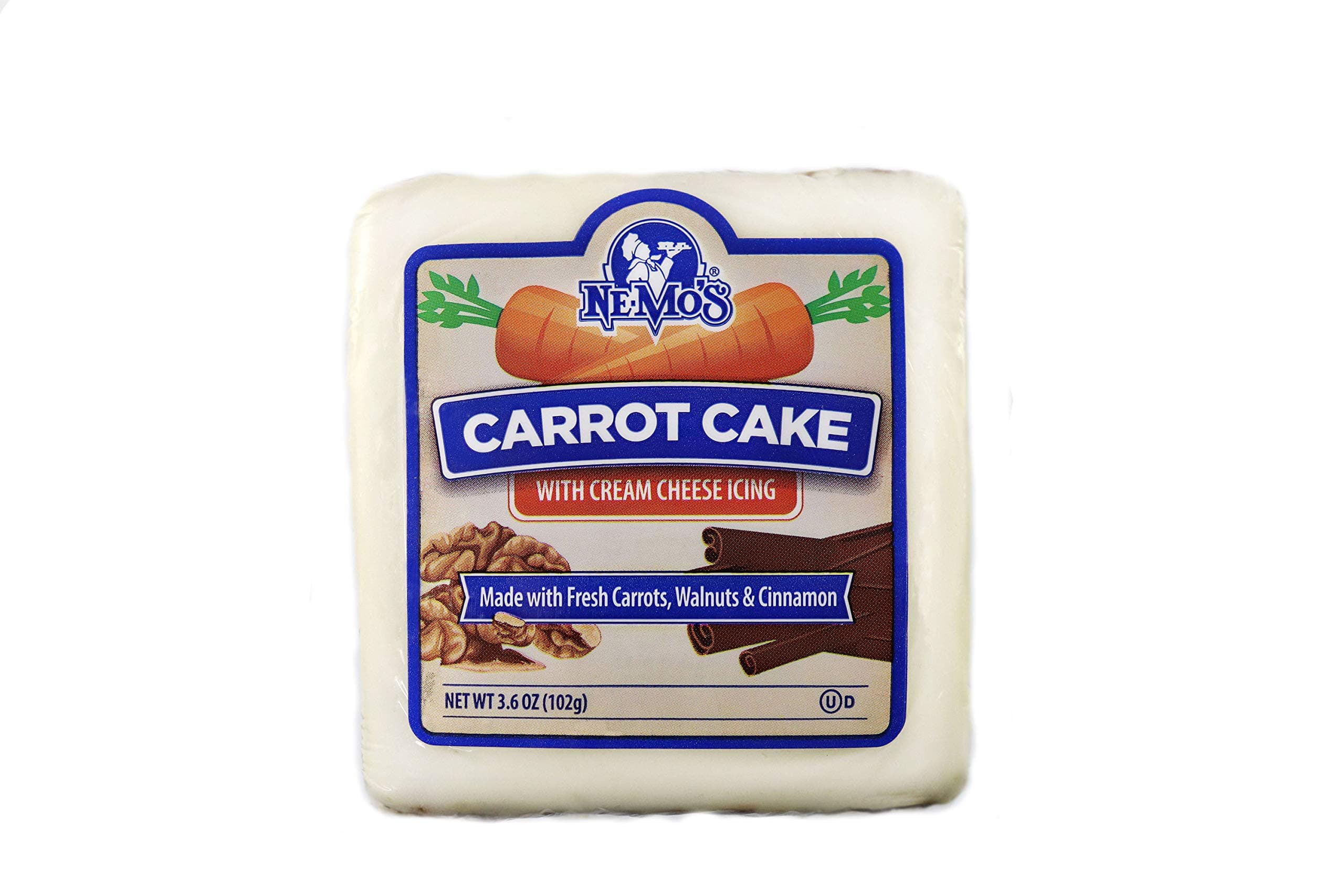 Bakery Carrot Cake Squares - 36 Pack