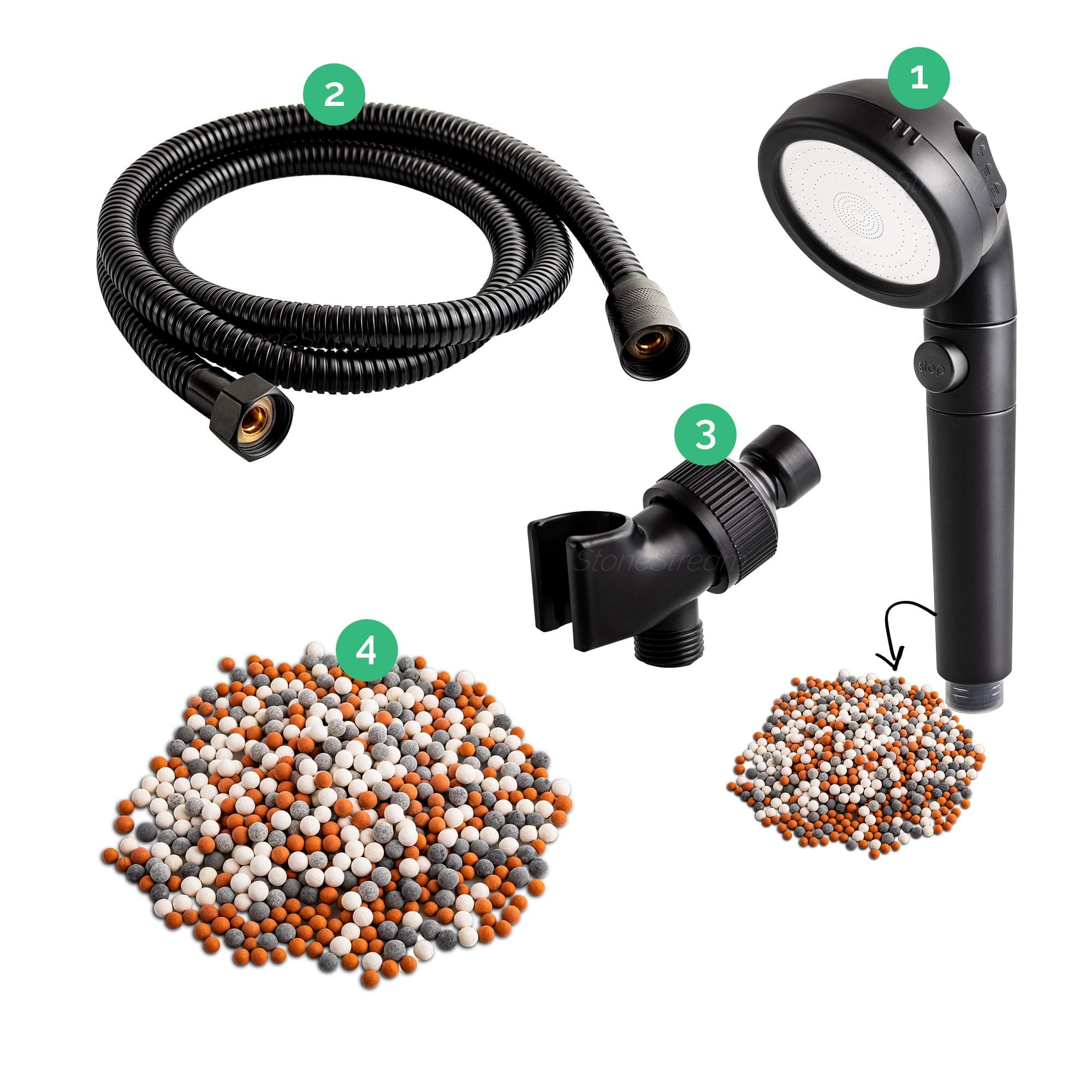 Wall Shower Adapter Kit