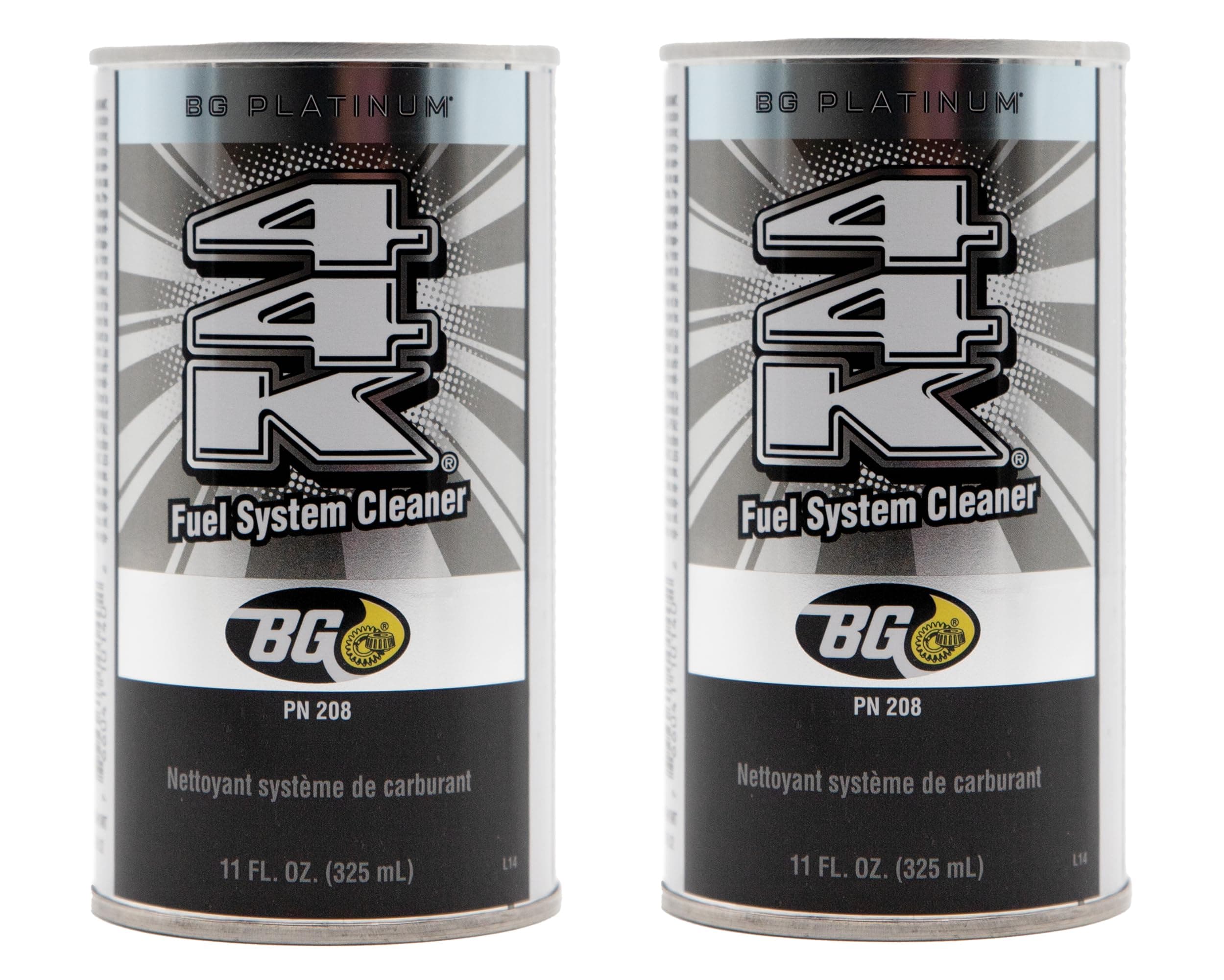 2 Pack Bg 44k Fuel System Cleaner Power Enhancer 11 Oz Cans