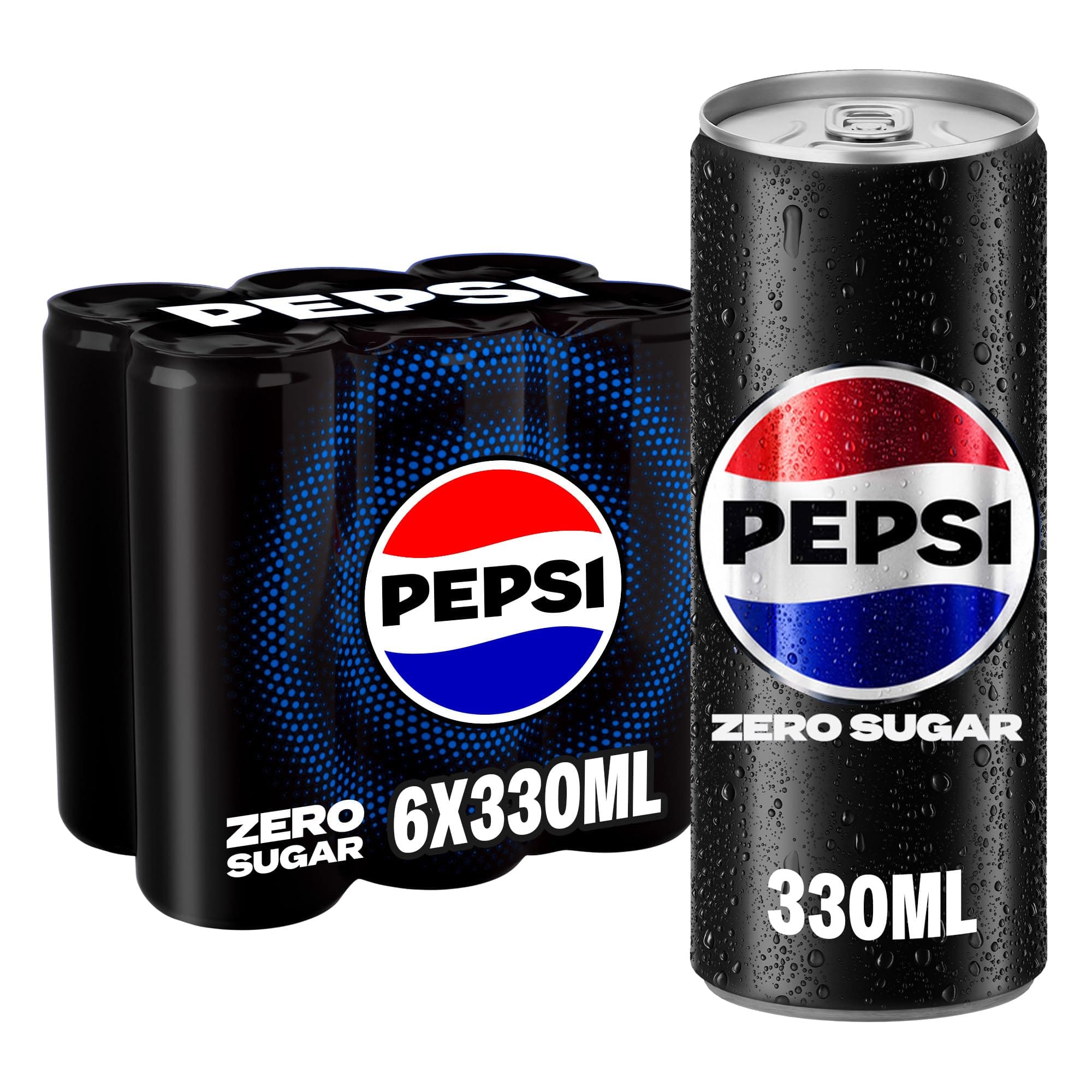 Zero, Carbonated Soft Drink, Slim Can, 6 X 330 Ml