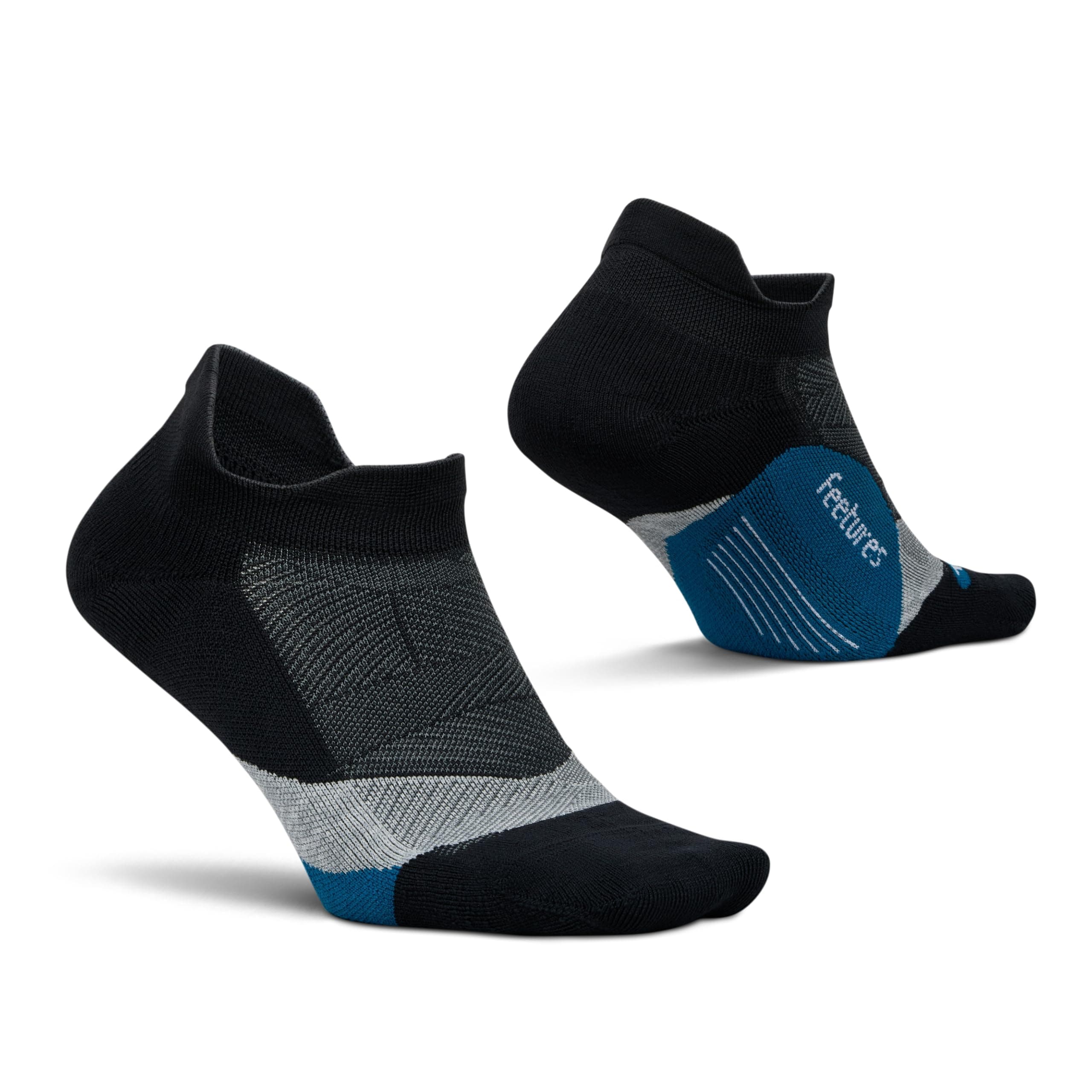 Elite Light Cushion No Show Tab Sock Wave