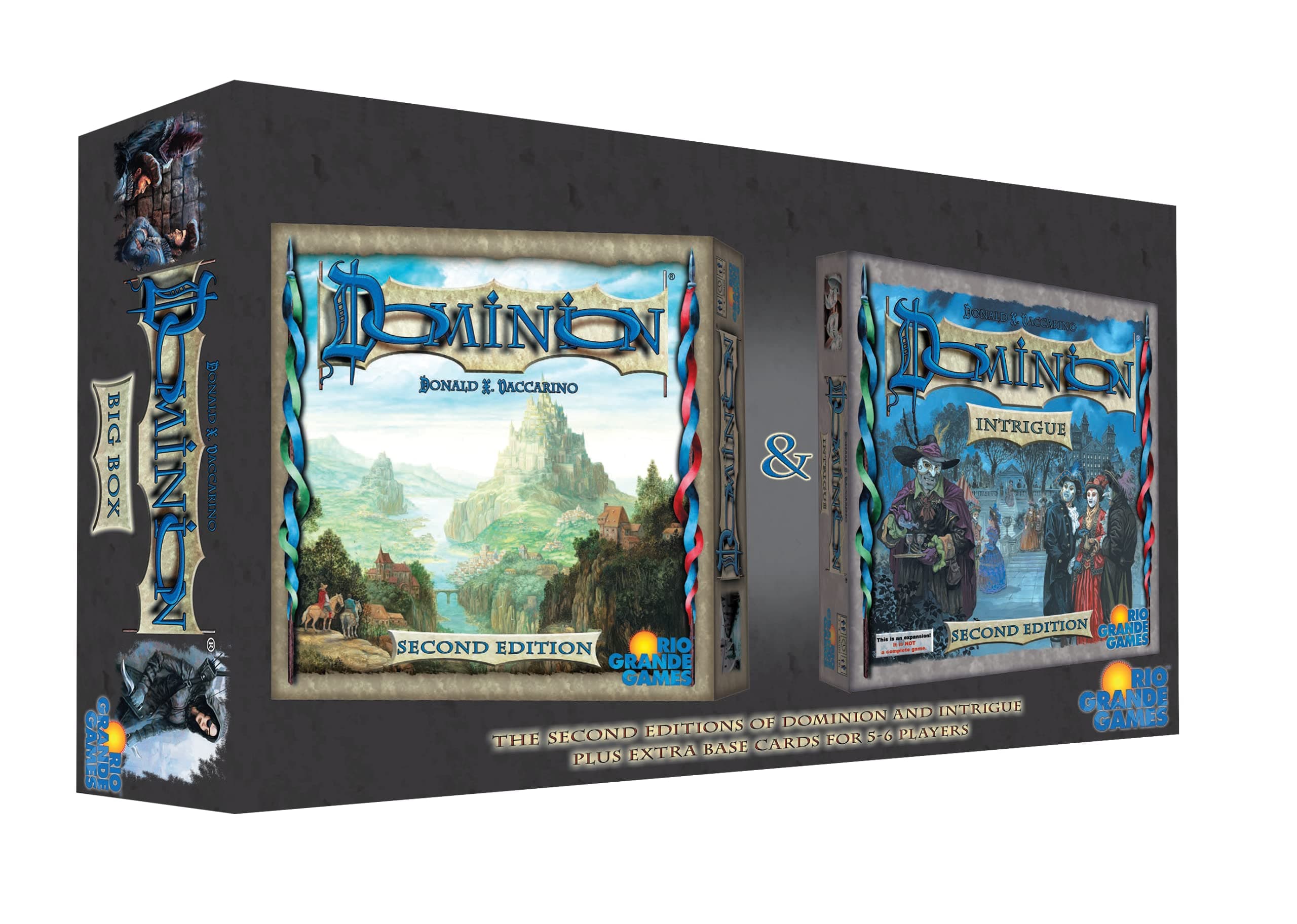 Dominion Card Game Big Box 2nd Edition with Extra Base Cards for 5-6 Players