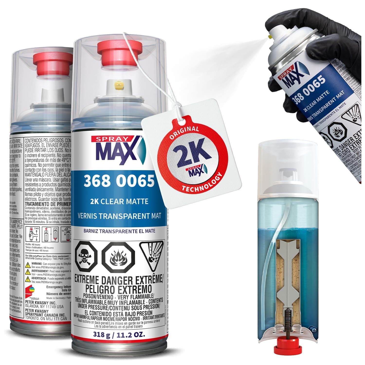 Usc Spraymax Matte Clearcoat 3680065 by Spray max