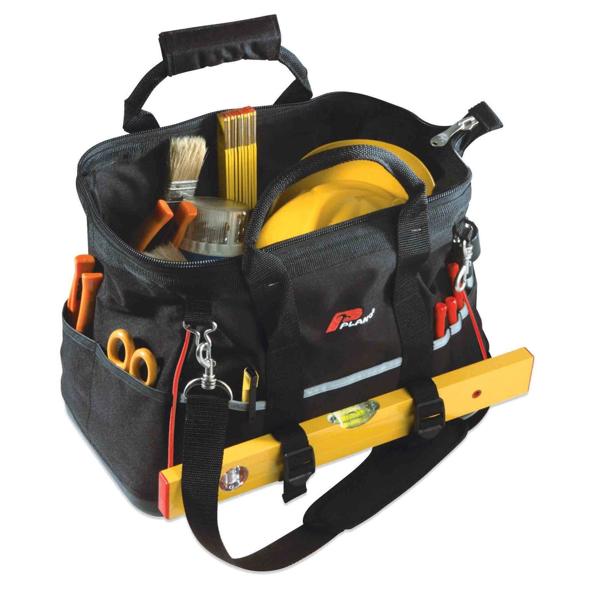 Synergy Gear Plano Professional Polyester Tool Bag with Hard Bottom (Black)