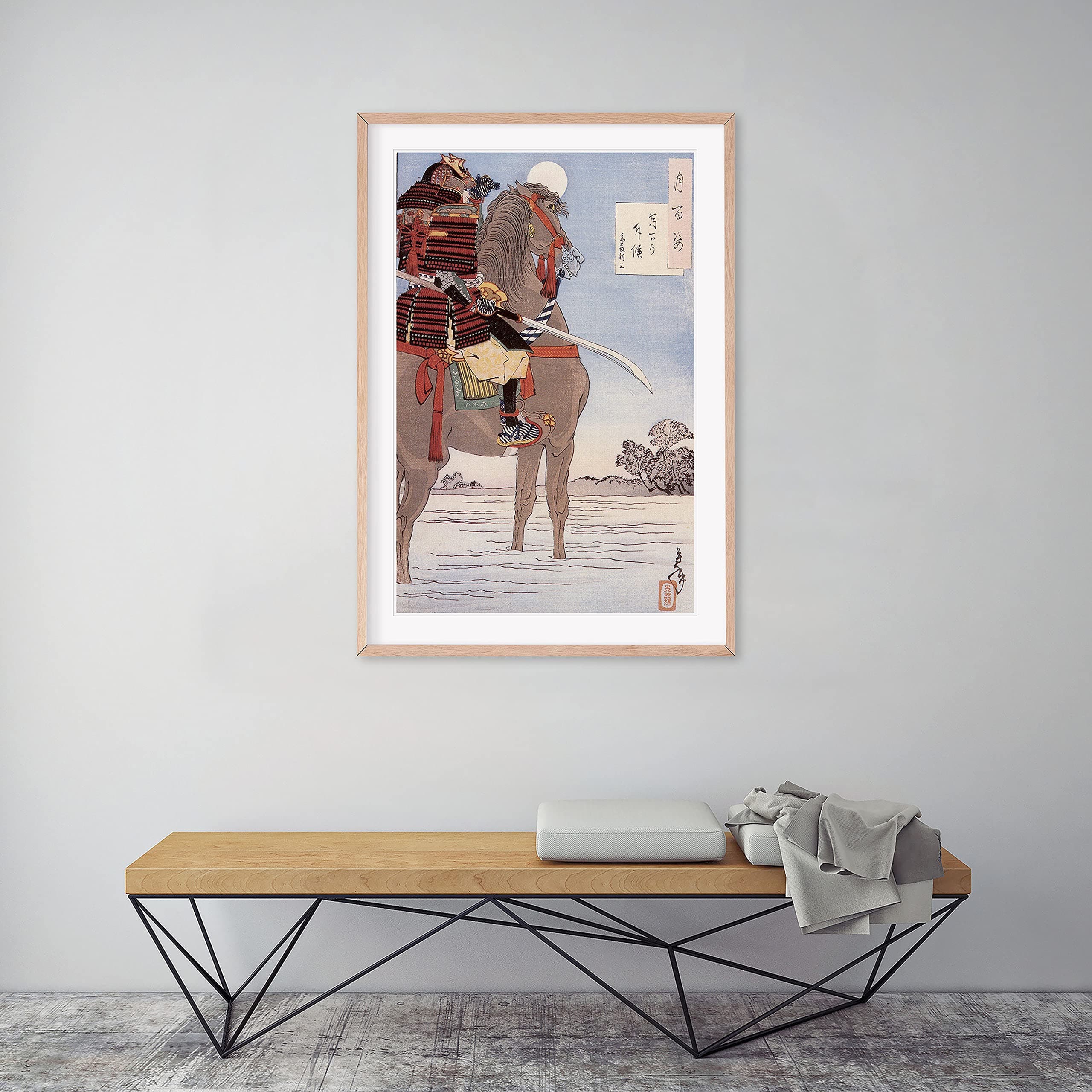 Samurai Moonlight Patrol 1885 Japanese Art