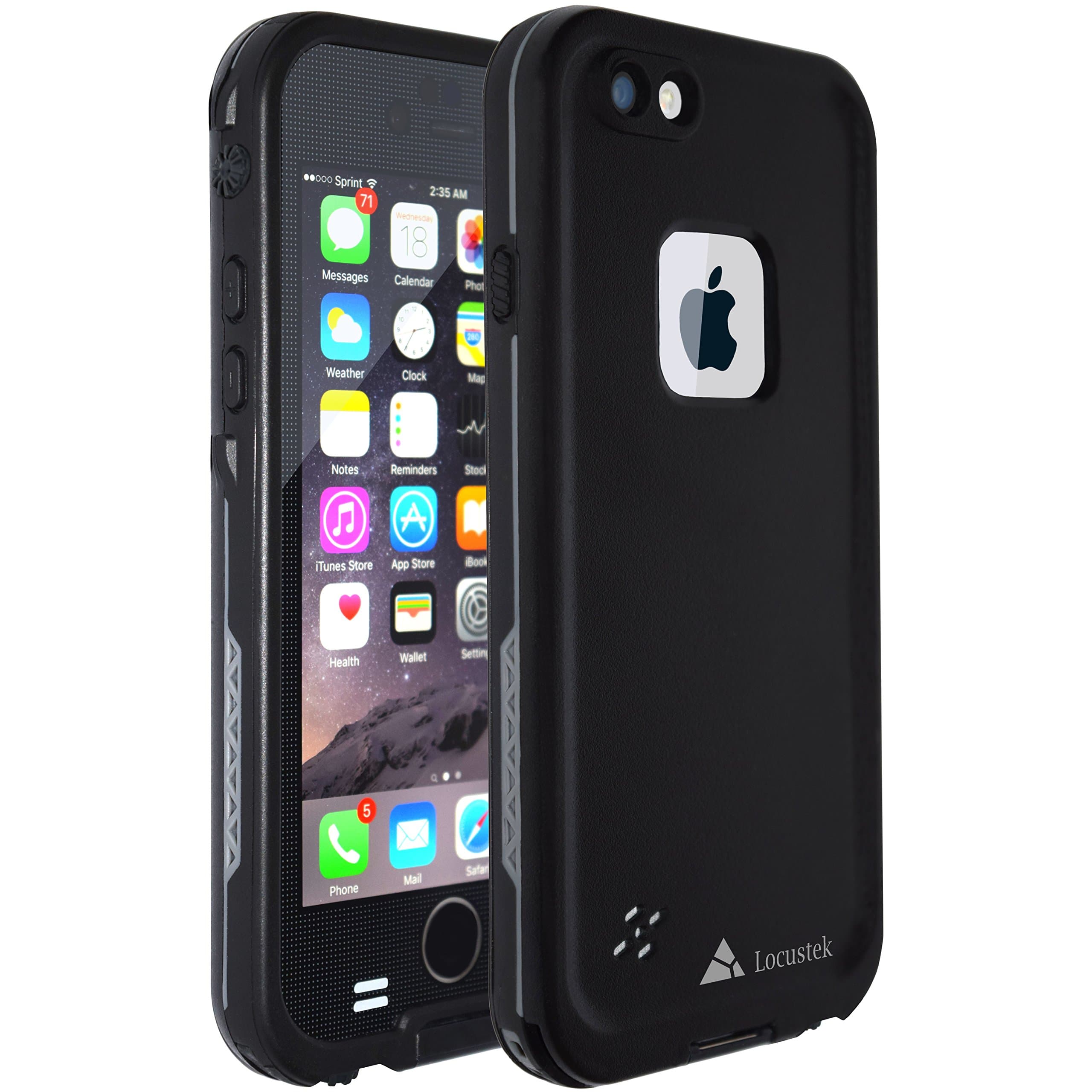 FLUX Line Waterproof Case for iPhone 6 Plus / 6S Plus - Black