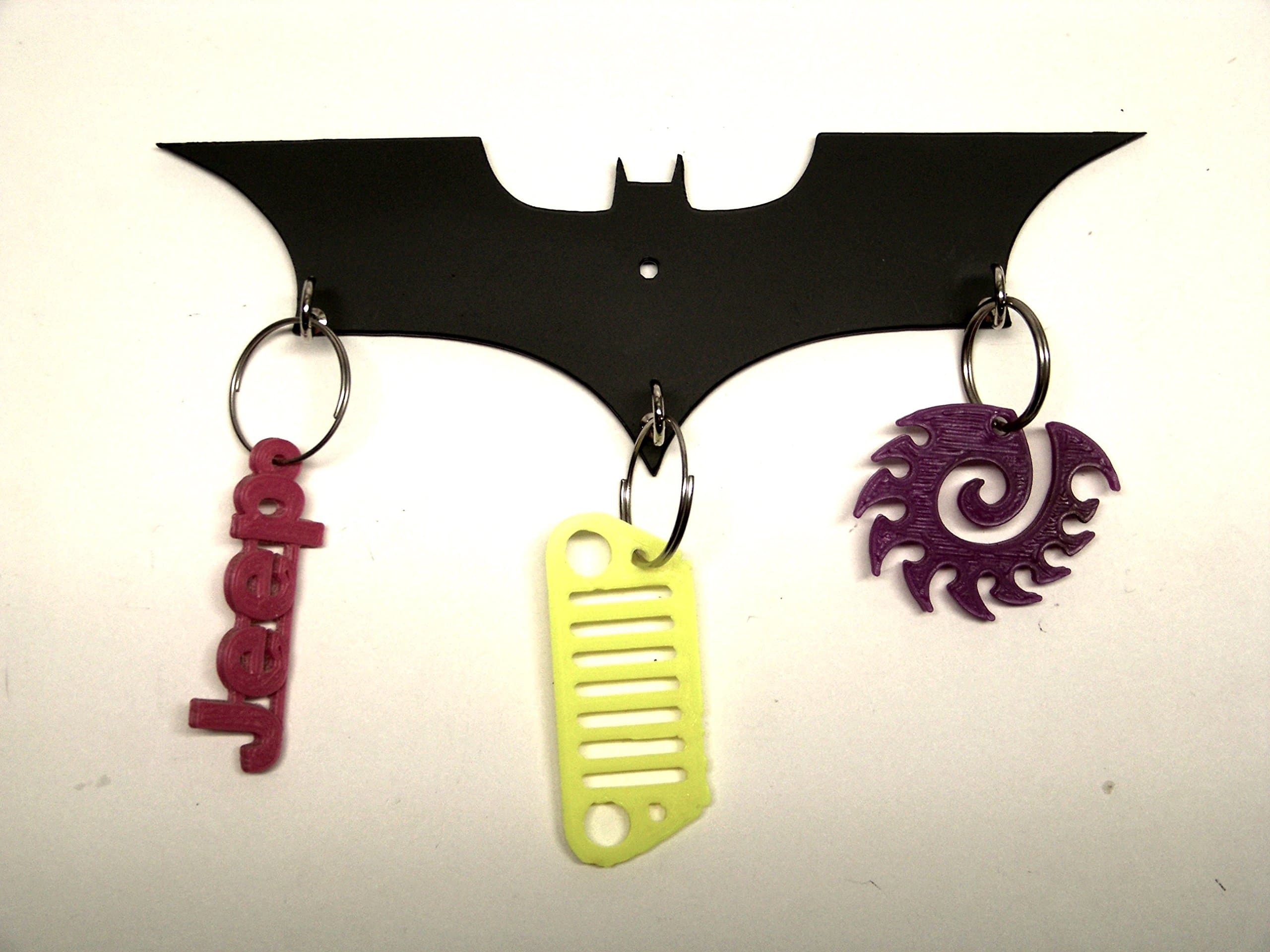 1/16" Plastic Batman Dark Knight Key Rack Key Holder Wall Decor Batman Gift
