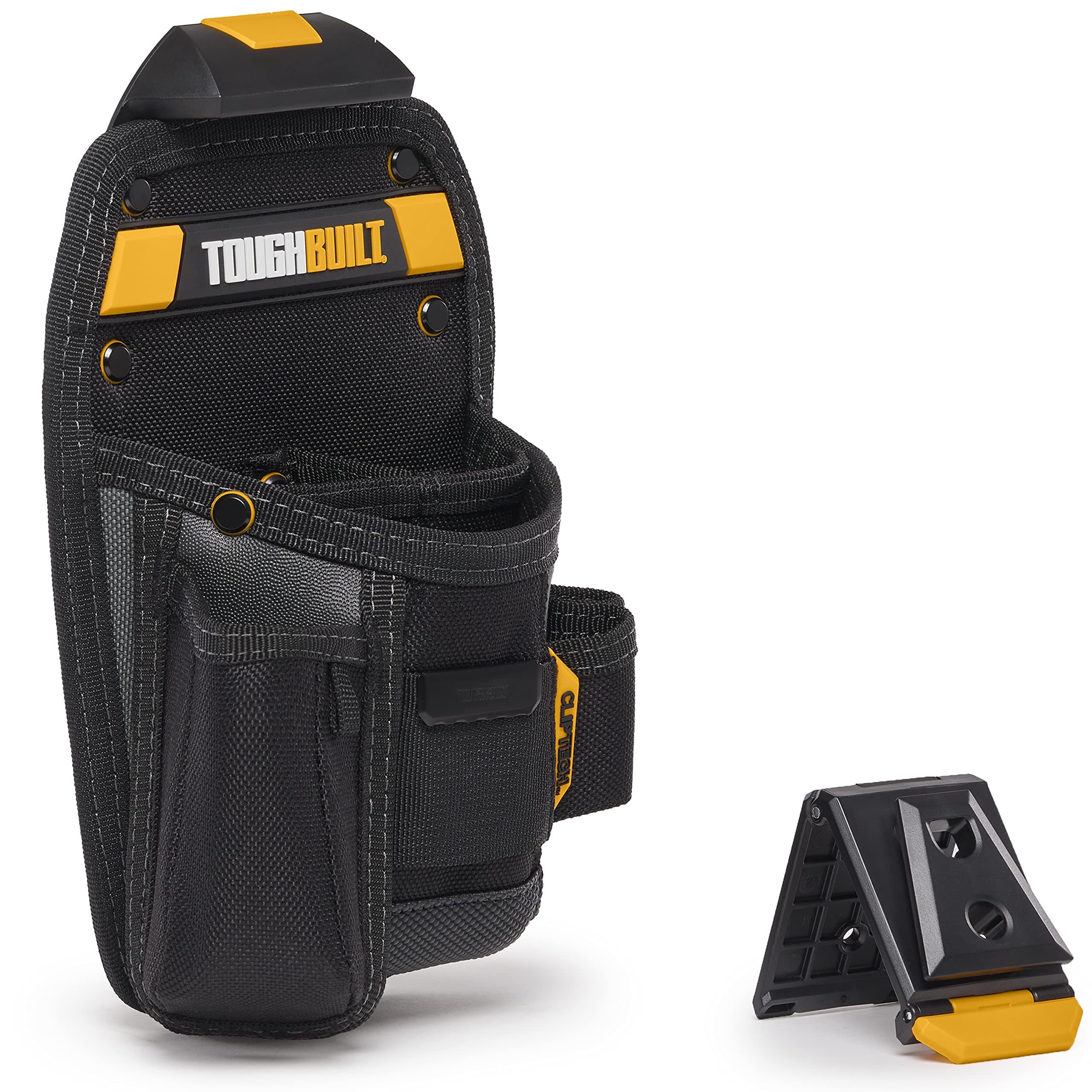 ToughBuilt ClipTech Series – Universal Pouch with Utility Knife Pocket, Durable Tool Pouch with Reinforced Fabric for Jobsite Professionals