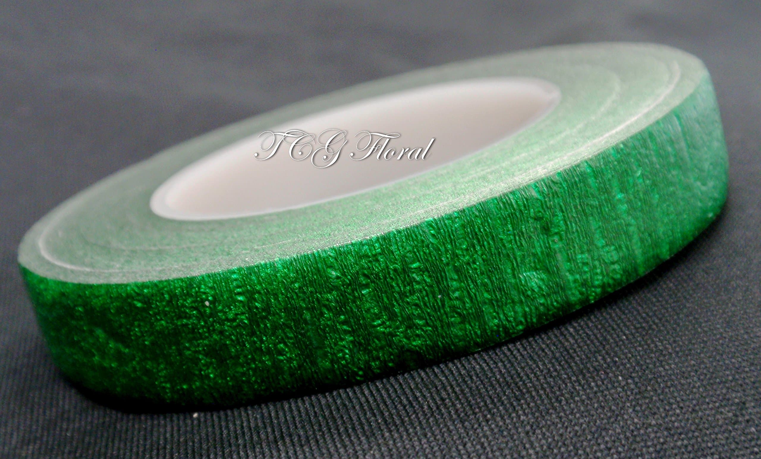 TCG Floral Metallic Green Stem Wrap