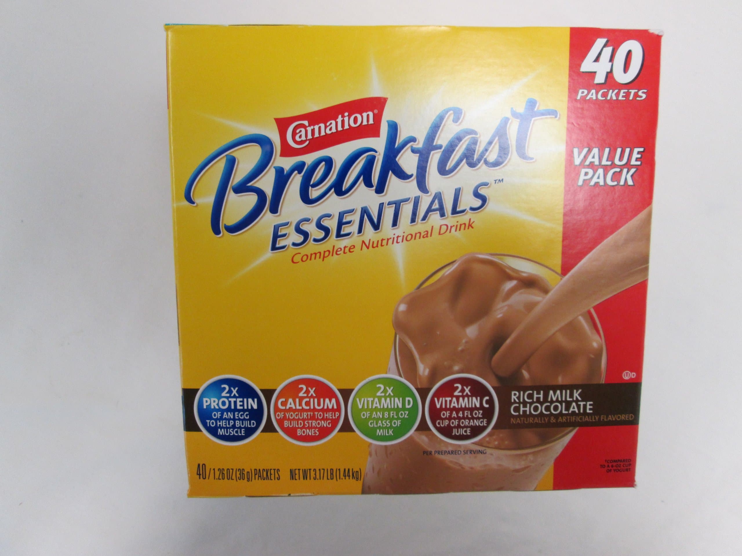 Breakfast Essentials 40-1.26oz Packets - Rich Milk Chocolate