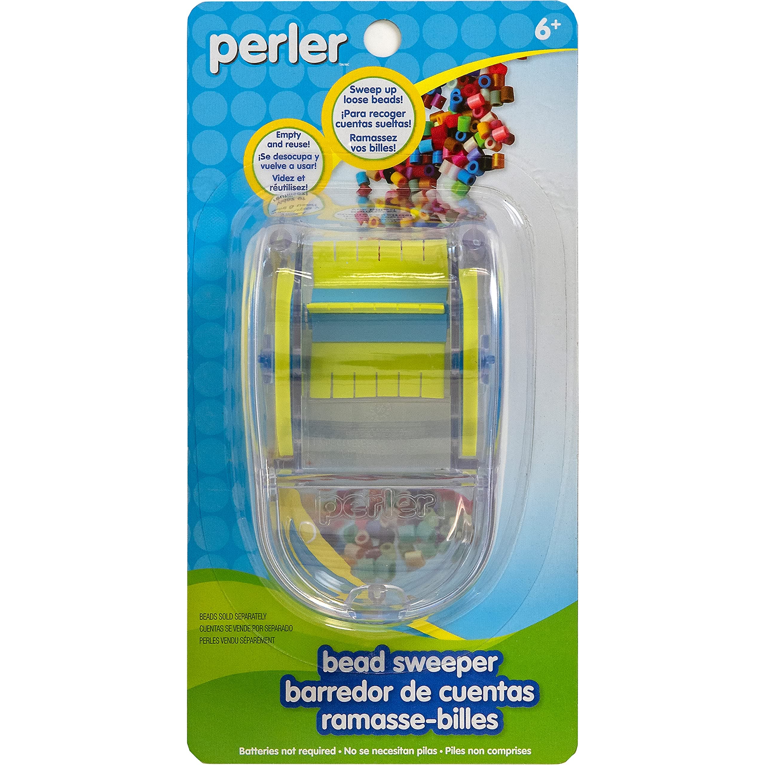 Perler Beads Craft Bead Sweeper for Easy Clean Up