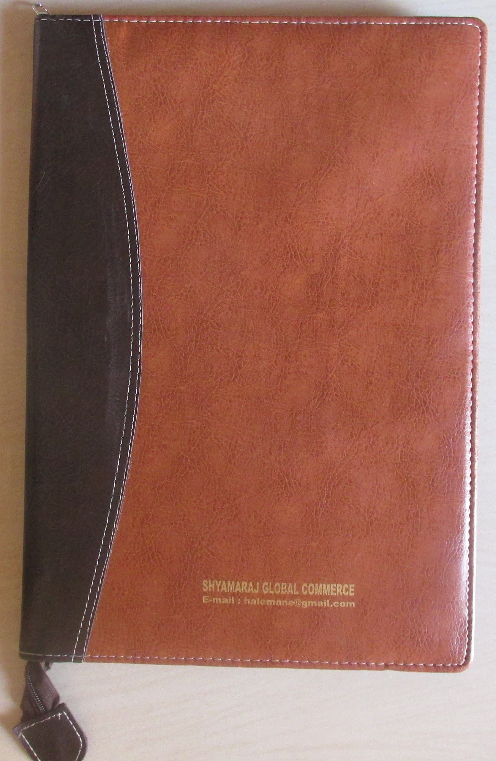 Letherette 20 Leaves Zip File Folder - B4 Size