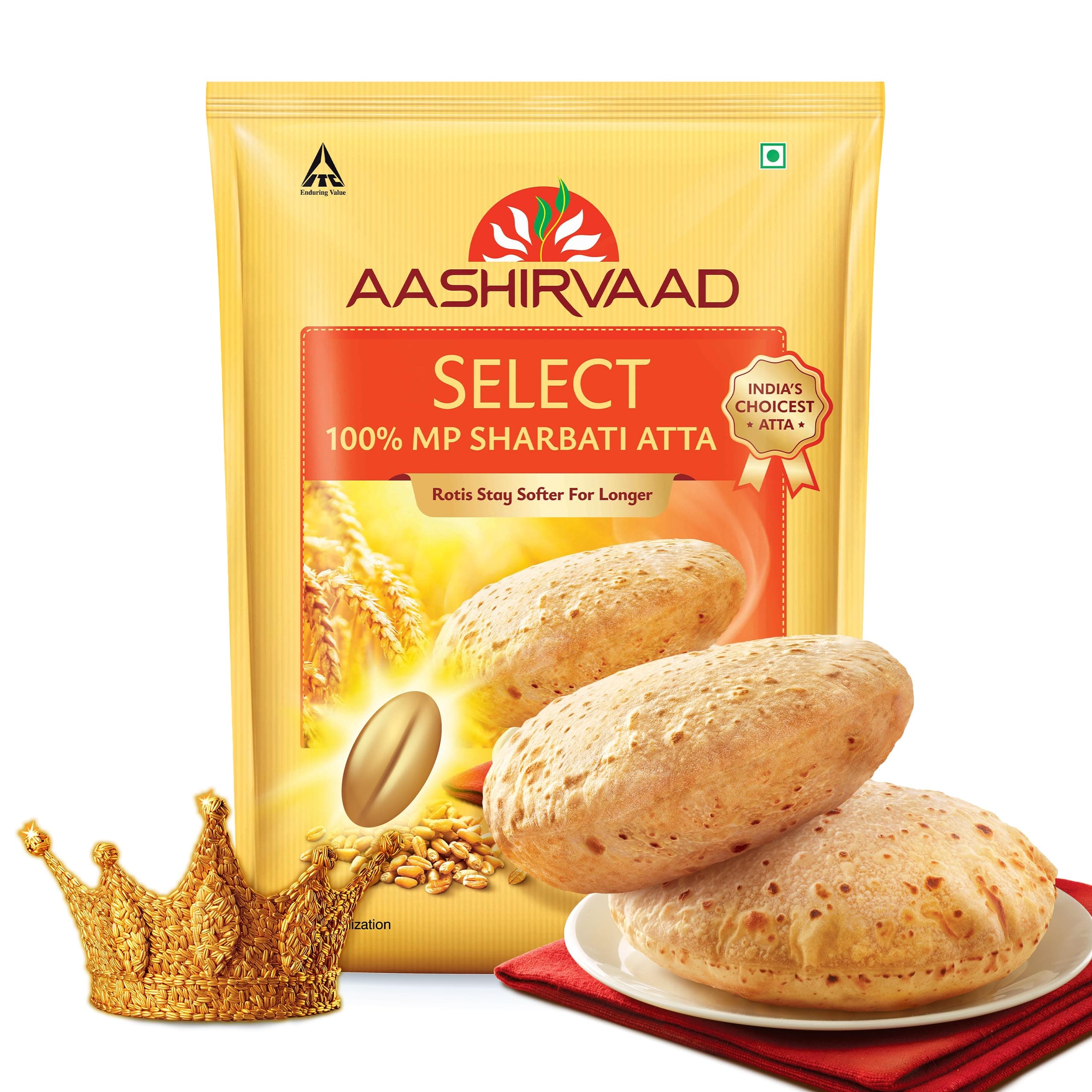 Aashirvaad Select Premium Sharbati Atta, 5kg