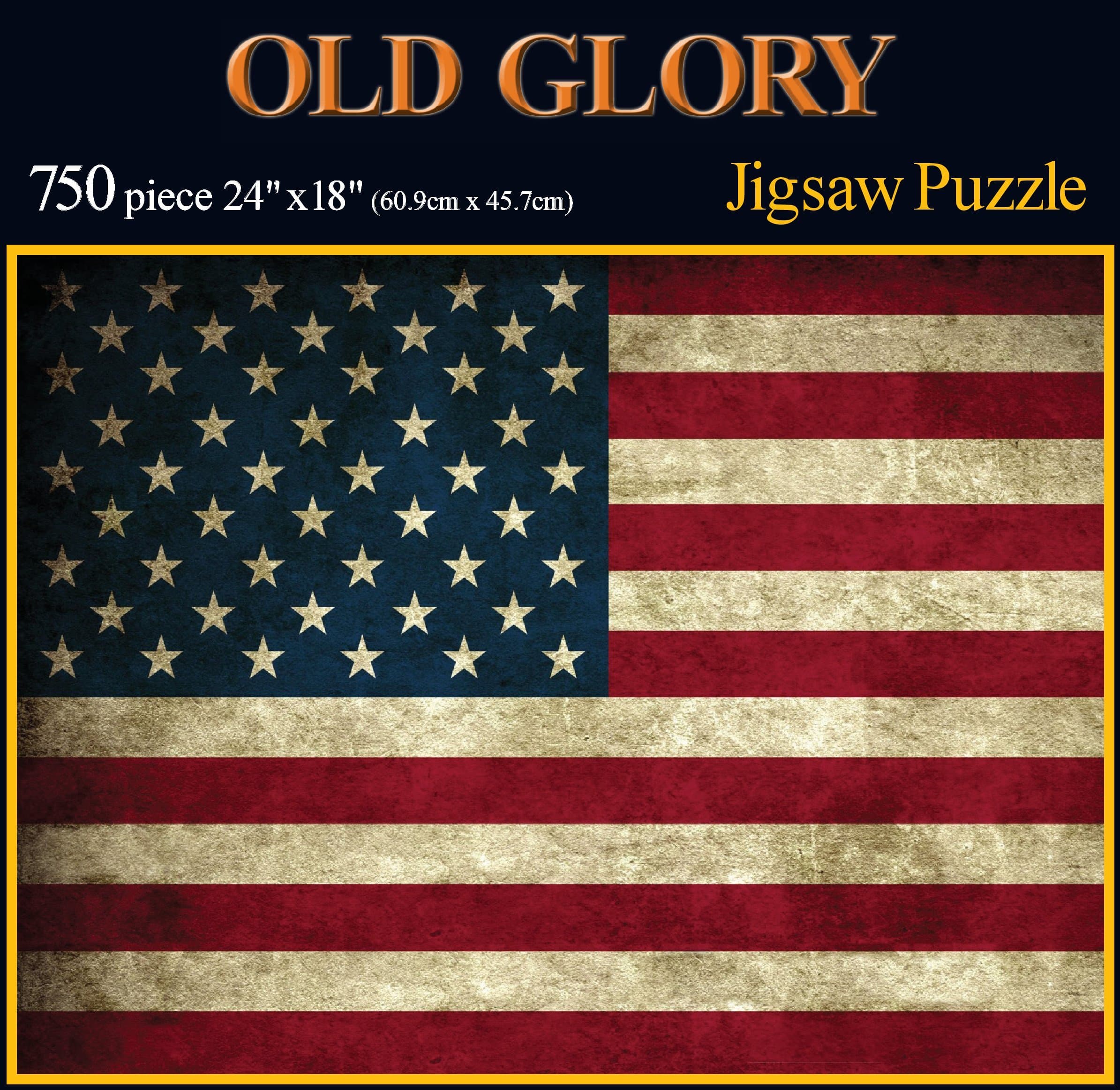 Old Glory Rustic Flag Puzzle